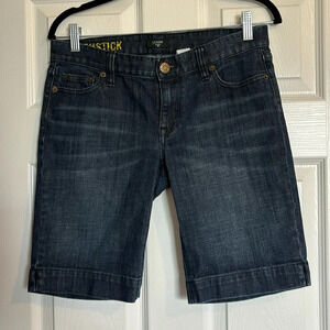 J. Crew women’s blue matchstick jean shorts size 4